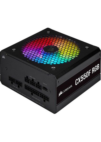 CX550F RGB 550W 80+ Bronze Siyah Full Modüler 120 mm Fanlı PSU