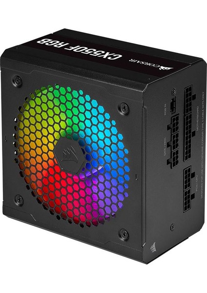 CX550F RGB 550W 80+ Bronze Siyah Full Modüler 120 mm Fanlı PSU