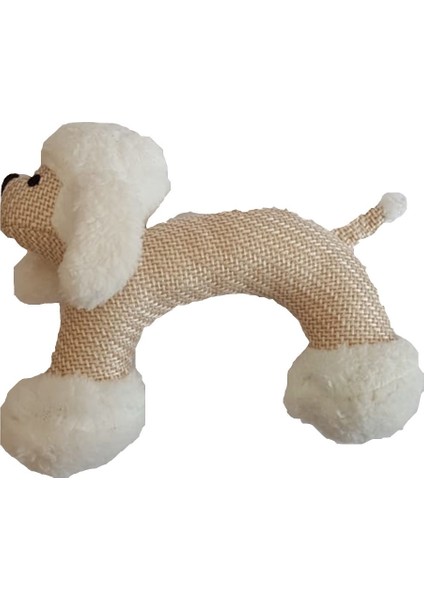 Kuzu Figürlü Peluş Sesli Köpek Oyuncağı 25 cm