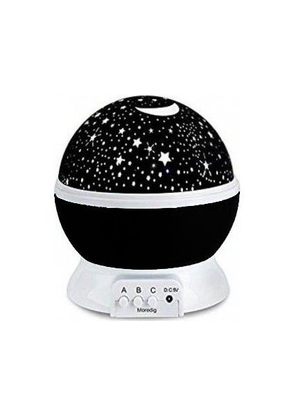 Star Master Renkli Yıldızlı Dönen Gökyüzü Projeksiyon Gece Lambası modelleri