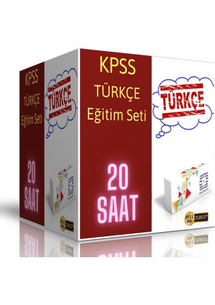 Enine Boyuna Eğitim 2025 KPSS Türkçe Görüntülü Eğitim Seti
