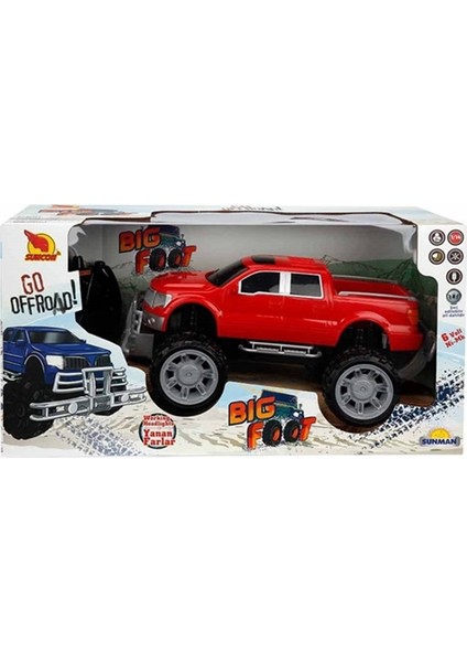 Suncon R/c 1/14 Big Foot Pick Up 30561 Kırmızı