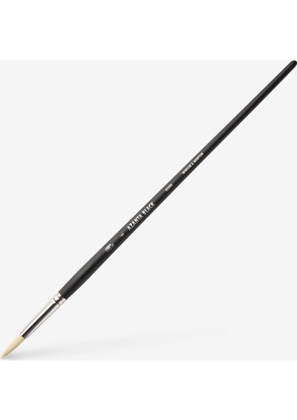 : Azanta Black : Uzun Sap Yuvarlak Fırça No : 8