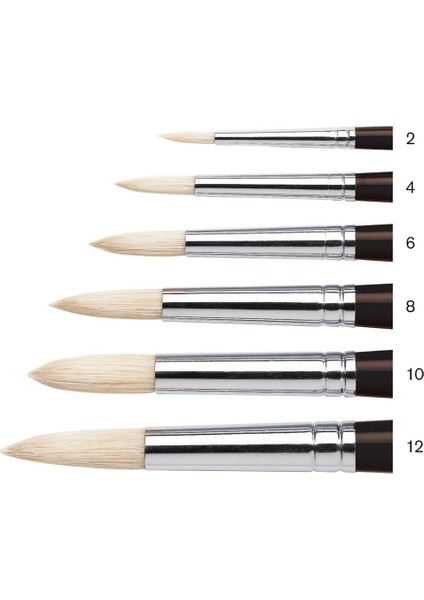 : Azanta Black : Uzun Sap Yuvarlak Fırça No : 8 fırsatları