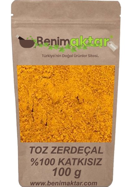 Benimaktar Zerdeçal Toz Katkısız 100 gr