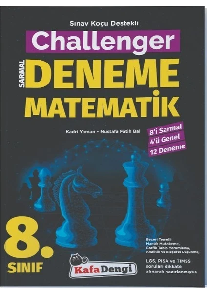 Kafa Dengi Yayınları 8.Sınıf Challenger Matematik 12'li Deneme