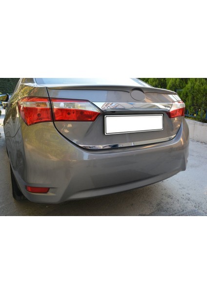 Toyota Corolla Formlu Krom Bagaj Alt Çıta 2013-2019 Paslanmaz Çel