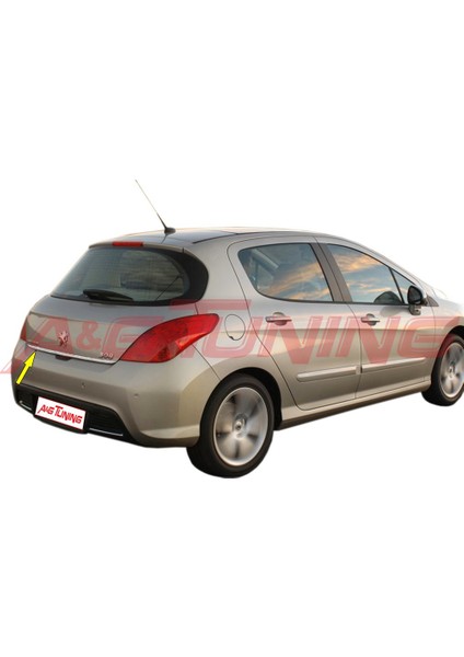 Peugeot 308 Formlu Krom Bagaj Alt Çıtası 2007-2013 Arası Paslanma fiyatları