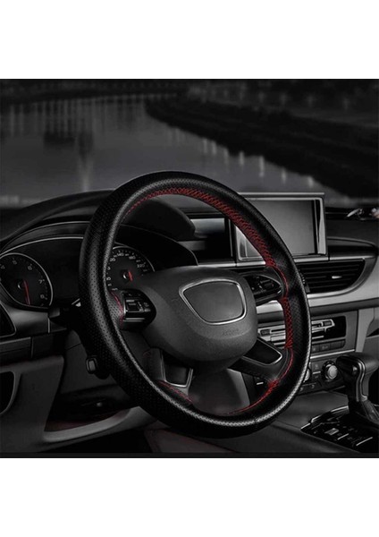 Peugeot 301 Kırmızı Dikme Direksiyon Kılıfı