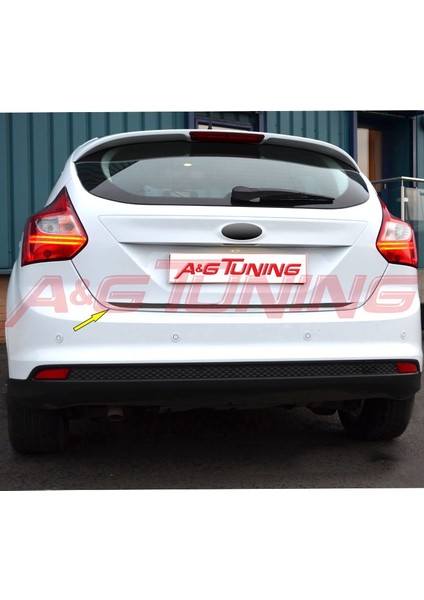 Ford Focus Hb Formlu Krom Bagaj Alt Çıta 2011-2014 Arası Paslanma modelleri