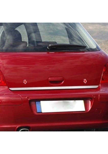 Peugeot 307 Formlu Krom Bagaj Alt Çıta 2001 Üzeri Paslanmaz Çelik