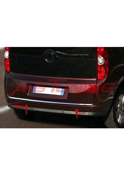 Fiat Doblo Formlu Krom Bagaj Alt Çıta 2010-2014 Paslanmaz Çelik