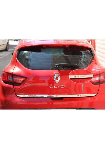 Renault Clio 4 Rs Sport Formlu Krom Bagaj Alt Çıtası 2012- Sonras modelleri
