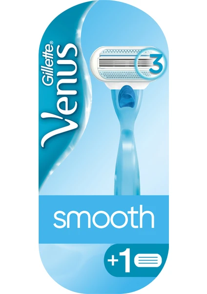 Gillette Venus Smooth Tıraş Makinesi + Yedek Başlık