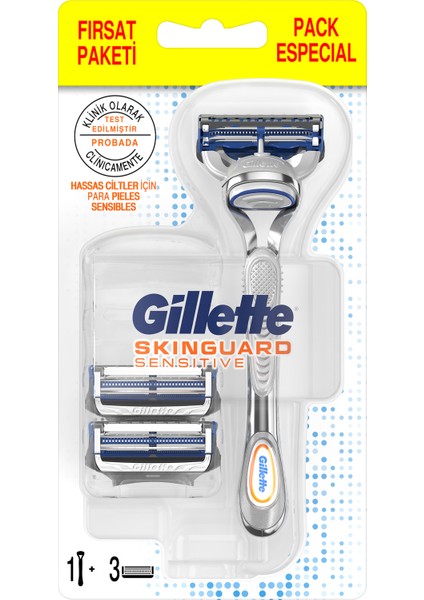 Skinguard Tıraş Makinesi + 3'lü Yedek Tıraş Bıçağı fiyatları