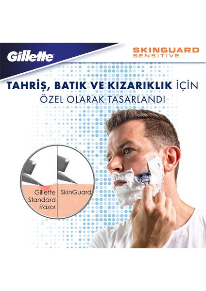 Skinguard Tıraş Makinesi + 3'lü Yedek Tıraş Bıçağı