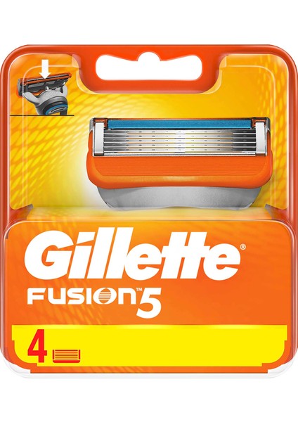 Fusion Yedek Tıraş Bıçağı 4'lü