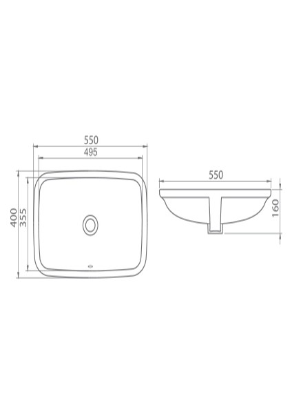 Cerastyle City Tezgahaltı Lavabo 07040001 fiyatları