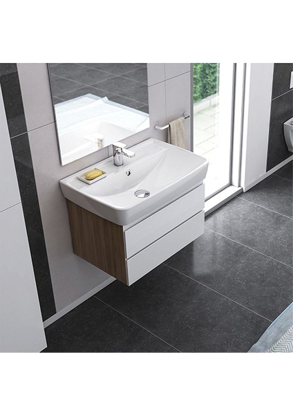 Cerastyle Duru Etajer Uyumlu Lavabo 50 cm 035000U