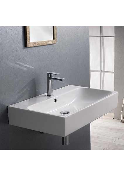 Cerastyle Pinto Etajerli Lavabo 75 cm 080000U