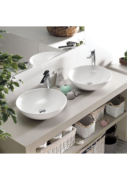 Cerastyle Zero Tezgah Üstü Lavabo Ø46 cm 071600