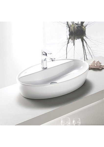 Seramik Cerastyle One Tezgah Üstü Lavabo 67 cm 076500U