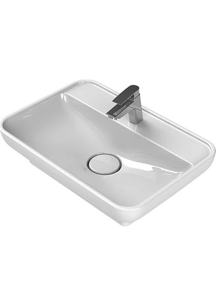 Seramik Cerastyle Lal Tezgah Üstü Lavabo 60 cm 072700U