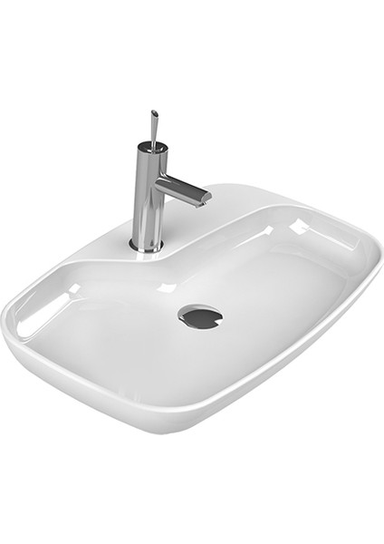 Seramik Cerastyle Nova Tezgah Üstü Lavabo 70 cm 074400U