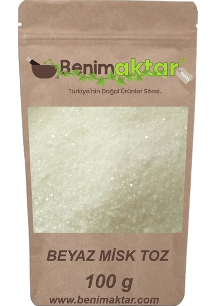 Benimaktar Beyaz Misk Toz 100 gr