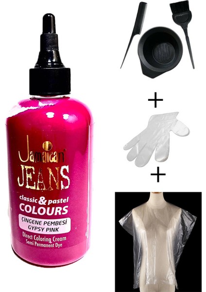 Jamaican Jean's Color Saç Boya Seti Çingene Pembe SET1014