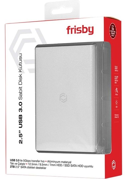 Frısby FHC-2585S 2.5" USB 3.0 Sata Disk Kutusu