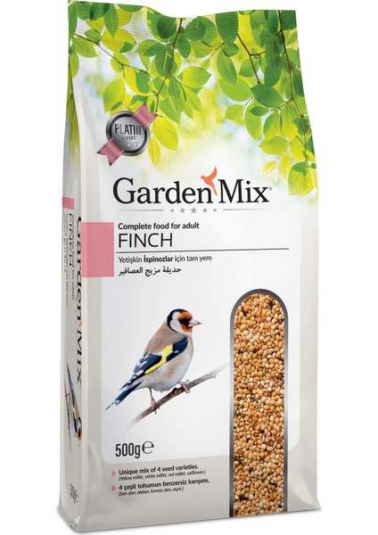 Garden Mix Gardenmix Platin Hint Bülbülü Finch Yemi 500 gr