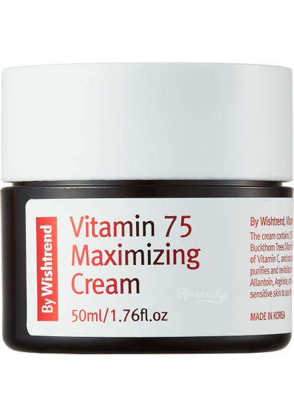 Vitamin 75 Maximizing Cream Vitamin Kremi 50Ml