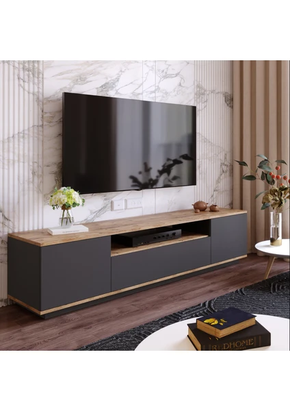 Robin Home Loft Tv Ünitesi Televizyon Sehpası Tv Sehpası Lf7-Aa