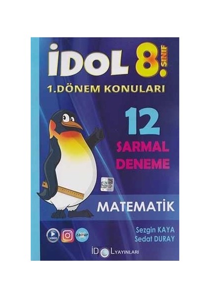 İdol Yayınları 8.Sınıf Lgs Matematik 12 Sarmal Deneme