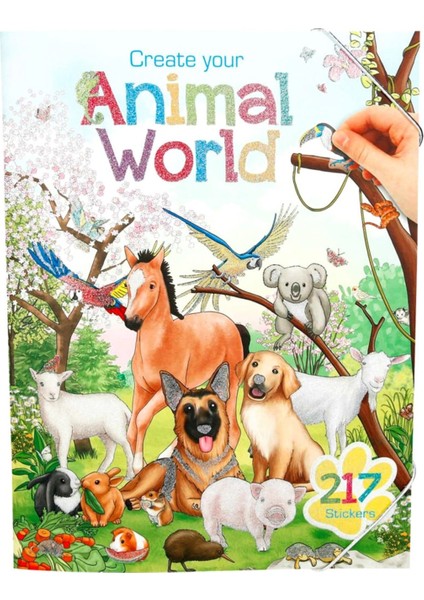 Animal World Boyama Kitabı