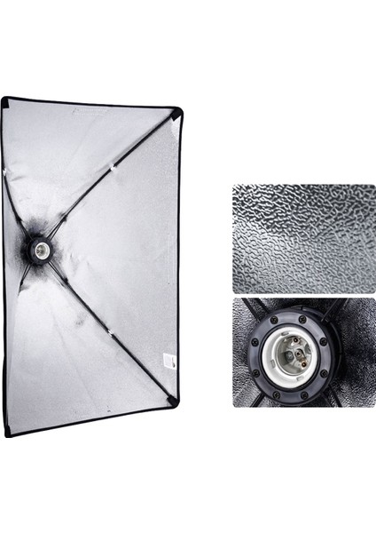 Softbox 50X70CM Video Çekim Işığı Tek Duyulu 2m Işık Ayağı Lambasız fiyatları