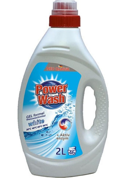 Powerwash Beyaz Çamaşırlar Için Yıkama Jeli 2 Lt 46 Yıkama