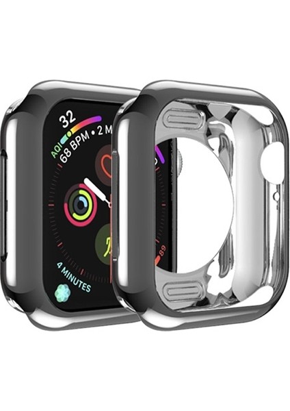 Apple iWatch Uyumlu 4-5 40 mm 360 Koruma Ultra Slim Silikon Kılıf AL-32616 indirimleri