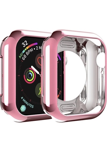 Apple iWatch Uyumlu 4-5 40 mm 360 Koruma Ultra Slim Silikon Kılıf AL-32616 fırsatları