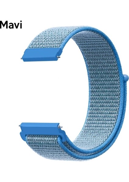 22 mm Gear S3 Watch 4 -GT2 GT2E 46 mm Kayış Kordon Lylon Loop AL-33022