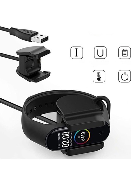 Xiaomi Mi Band 5 Klipsli USB Şarj Kablosu 30CM AL-33243 fırsatları