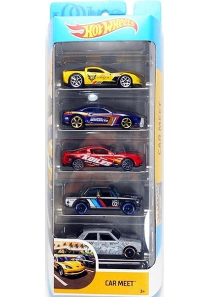 Hot Wheels 5'li Araba Seti 'car Meet'