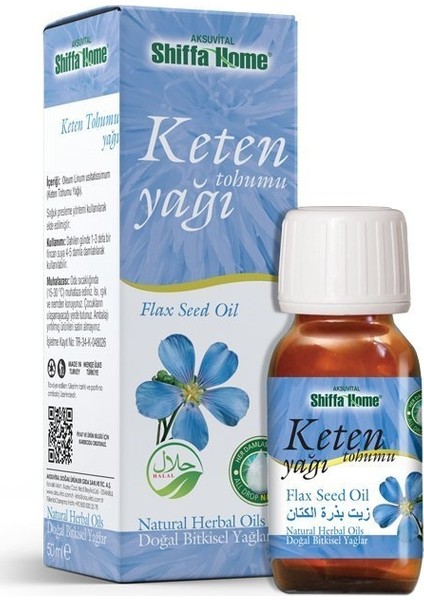 Shiffa Home Keten Tohumu Yağı 50 ml