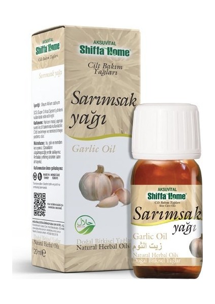 Shiffa Home Sarımsak Yağı 20 ml