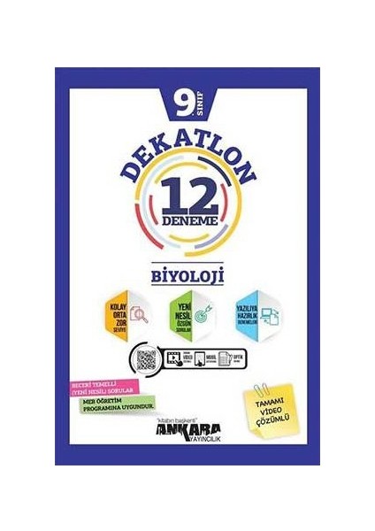 9.Sınıf Biyoloji Dekatlon 12 Deneme