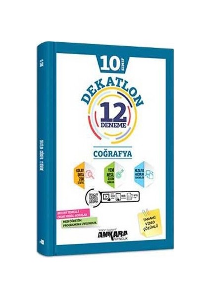 10.Sınıf Coğrafya Dekatlon 12 Deneme