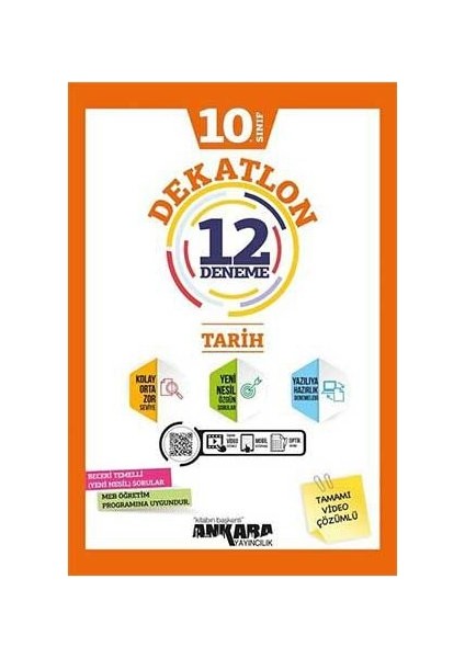 10.Sınıf Tarih Dekatlon 12 Deneme