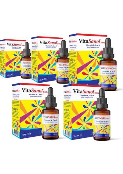 Vitasanol Damla 30 ml x 5 Adet