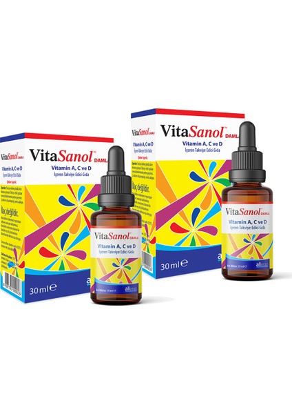 Vitasanol Damla 30 ml x 2 Adet